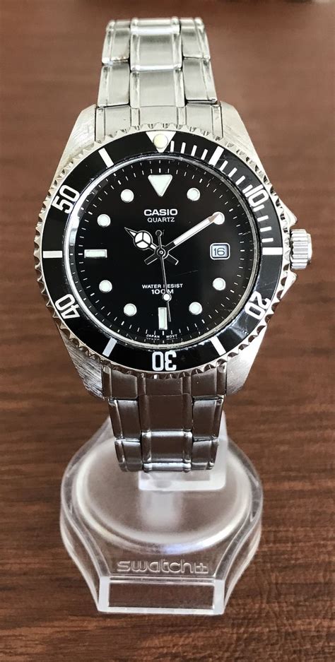casio g shock o rolex submariner